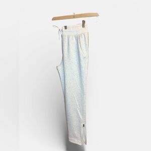 Athleta Fleece Heather Gray Sweatpants